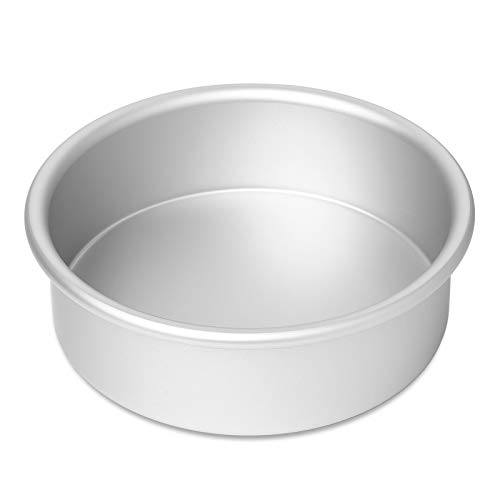 Last Confection 2-Piece Round Cake Pan Set - 6" x 2" Deep Aluminum Pans