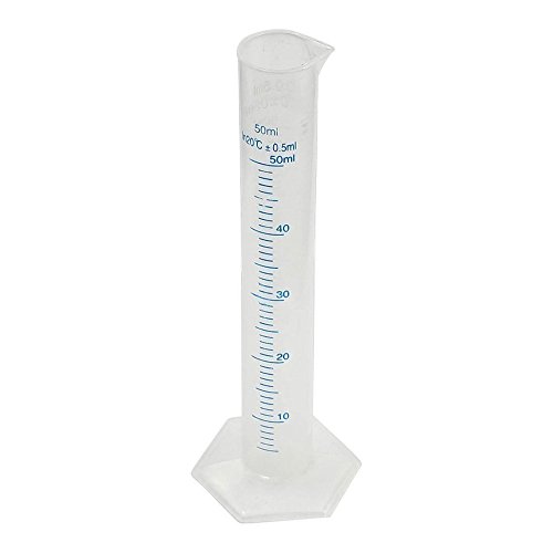 Sky Fish Tube Lab Test Tube 50ml Plastic Blue Line Liquid Graduated Measuring Cylinder Measuring - Thumbnail 6