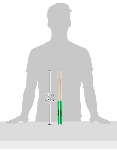 Zildjian Super 7A Maple Green Dip Drumsticks