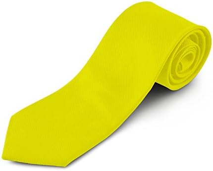 Yellow Necktie by Harvest Male - Solid Tie for Men