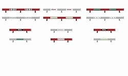 Scalextric Border Crash Barriers with Stickers for