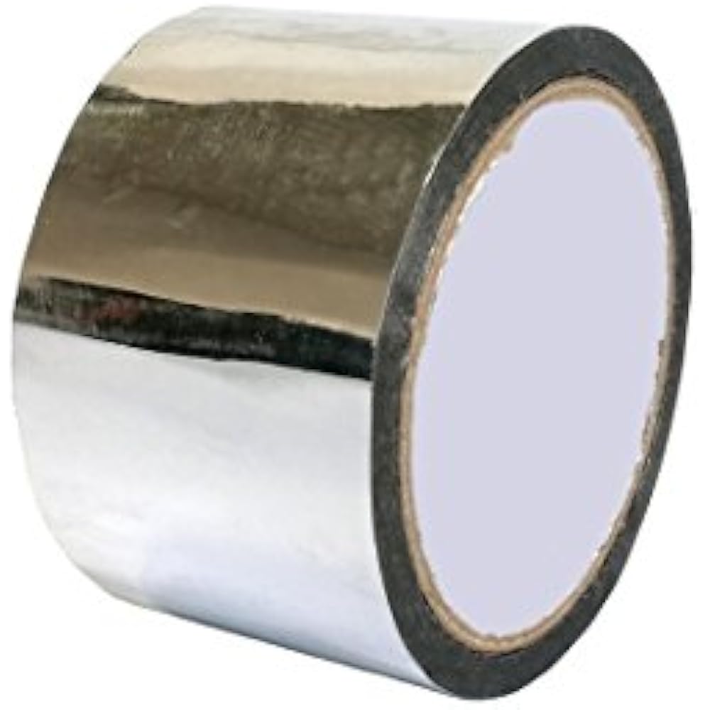 Metallic Tape Mirror Duct DIY Decorative Tapes, 2.4 Inches X 55 Yards