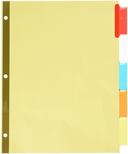Avery Dividers Insertable Tablets