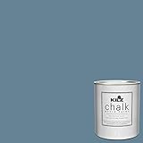 KILZ 00004404 Interior Chalk Style Ultra Flat Decorative Paint for Furniture, 1 Quart, Swedish Blue