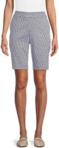 Time and Tru Women's Pull-on Bermuda Shorts, Black Houndstooth, 12-14 price  in UAE | Amazon UAE | kanbkam