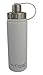 EcoVessel BOULDER TriMax Dual Opening Insulated Stainless Steel Water Bottle with Tea - Fruit and Ice Strainer - 20 oz. - Whiteout