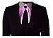 NEON NIGHTLIFE Light Up Neck Tie Men's Fiber Optic Novelty Lighted, Pink