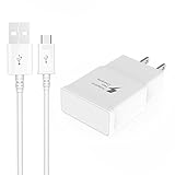 Hotbin Adaptive Fast Travel Wall Charger and 5 Feet Micro Data Sync Cable for Samsung Galaxy S3,S4,S6,S7 Edge Plus; Note 2,4,5