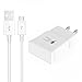 Hotbin Adaptive Fast Travel Wall Charger and 5 Feet Micro Data Sync Cable for Samsung Galaxy S3,S4,S6,S7 Edge Plus; Note 2,4,5