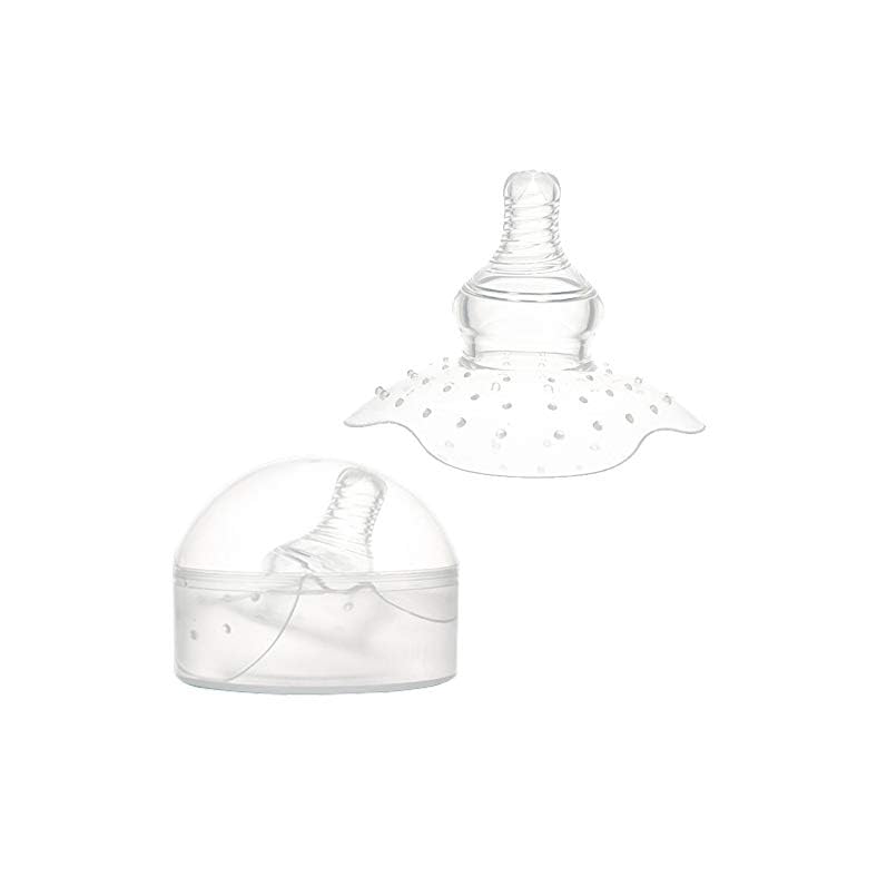 Nipple Shield – Premium Contact Nippleshield for Breastfeeding with Latch Difficulties or Flat or Inverted Nipples, Non…