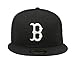 MLB Boston Red Sox Black with White 59FIFTY Fitted Cap, 7 1/4