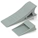 Quality Clever Decorative Rubber Door Stopper, Tall and Adjustable to Fit All Doors, Solid Stable Base, Easy to Move Without Bending Down, Hanger Mounts on Back of Door or Wall to Eliminate Clutter