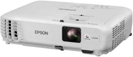 740HD LCD Projector 720P 15000, 1 HDMI VGA USB 5.3LBS, White
