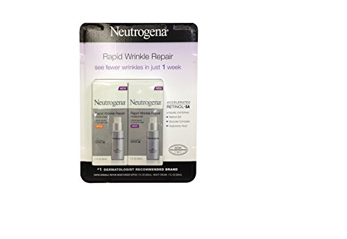 Neutrogena Rapid Wrinkle Repair Combo Pack, Day and Night Moisturizer (total net wt: 2 fl oz)