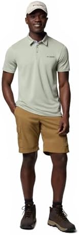 Men's Nelson Point Polo, Polo Shirt, Safari, S