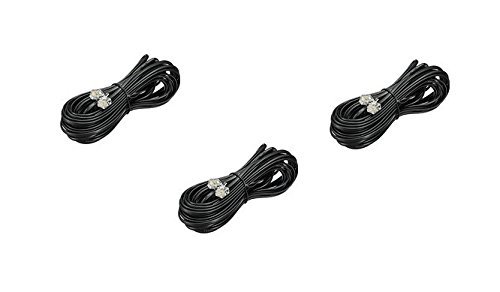 20 Meter Length RJ11 Plug to Plug (Pack of 3 Pcs) Telephone Modem Line Cable, Telephone Cable