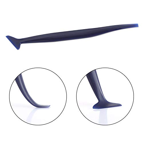 Car Vinyl Wrap Tool Kit, Window Tint Kit Auto Window Tint Installation Tool Kit, 6 in 1 with Mini Squeegee, Felt Squeegee, Film Cutter, Utility Knife& 10PCS Blades
