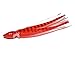 Easy Catch 50PCS 9CM Luminous Mixed Soft Squid Skirts Lures Octopus Trolling Hoochies