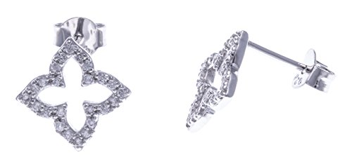 fant-Zi--Moroccan-Earrings-Silver-Rhodium-Plated-Flower-Cubic-Zirconia fant-Zi--Moroccan-Earrings-Silver-Rhodium-Plated-Flower-Cubic-Zirconia