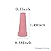 Hookah Tips, 100 Disposable BPA-Free Plastic Mouth Tips | Individually Wrapped Mouth Hose Accessories | Thick, Long Male Ends | Clean, Colorful, Recyclable