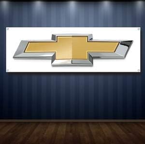 Amazon Com Billion Store Chevy 1 X 3 Garage Banner 13oz Vinyl