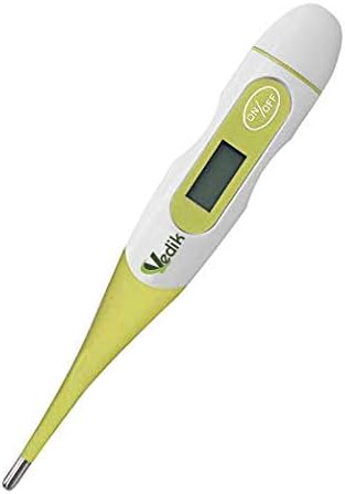 VEDIK Basal Digital Thermometer - Fast Reading, Auto Turn Off, 1/100th Degree High Precision and Memory Recall Fertility Basal Thermometer - Perfect Basal Thermometer for Ovulation Tracking