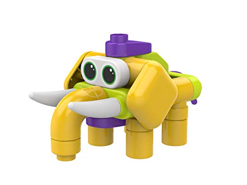 PAI TECHNOLOGY Botzees Junior Jungle Pack Building kit – Jungle Animal Toy and Construction Kit with Puzzles, Stem Toy, Educational Engineering, Ages 3,4,5, 6+ Year Old Boys & Girls (App Based)