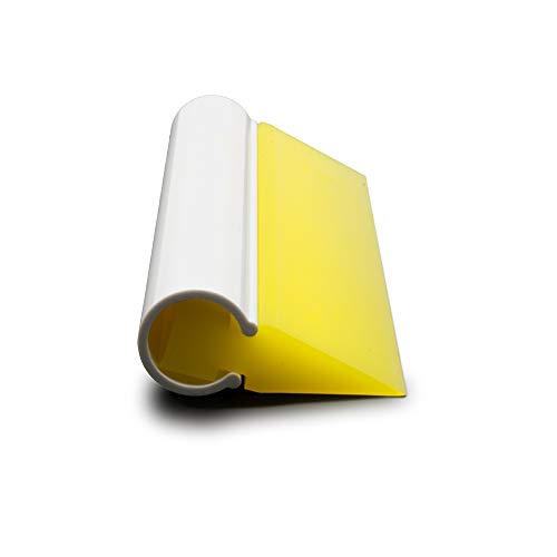 YUNPENG Vehicle Rubber Vinyl Squeegee with Handle Soft Tube for Car Vinyl Scraper/Window Tint Film/Home Water Blade/Decal Wrap Tool9 (Yellow)