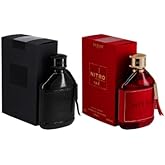 Dumont Nitro Intense and Nitro Red Eau de Parfum Set, 3.45 fl oz Each, 2-Piece Fragrance Combo Pack