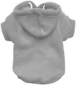 RichPaw Grey Dog Hoodie, Dog Hoody, Dog Jumper, Grey Dog Sweatshirt (Large)