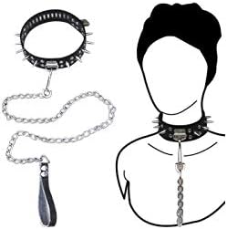 Bondage LeGastronomeSexy! - Collar de cuero con clavos ...