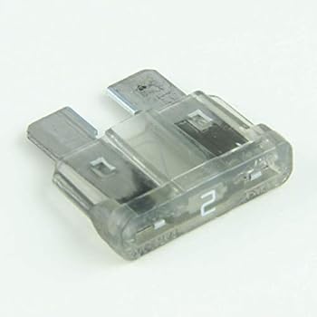 Heschen Auto Zekeringen 2A - ATC-2 Blade Fuses Pack Van 25 | Grijs, Voor Auto's & Vrachtwagens