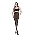 MANZI 2 Pairs Run Resistant Control Top Panty Hose Opaque Tights(X-large,Coffee)