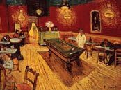 Vincent Van Gogh Night Cafe with Pool Table Poster (36x24)