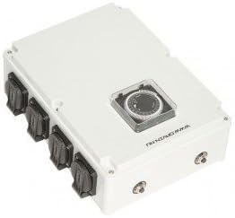 Caja relé Timer Davin 8 x 600 W Maxi – DV28: Amazon.es: Jardín