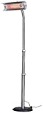 Fire Sense Telescoping Infrared Indoor/Outdoor Heater with Offset Pole, Stainless Steel