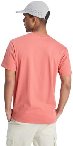 - Camiseta de Manga Corta con Logotipo de SS para Hombre, Color Rosa