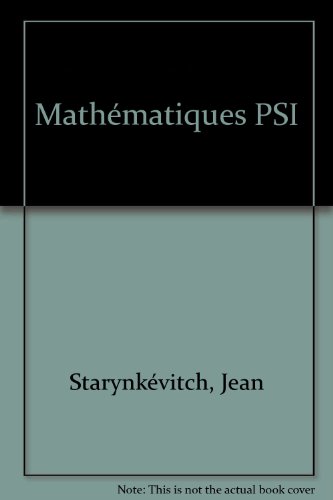 Mathématiques, PSI