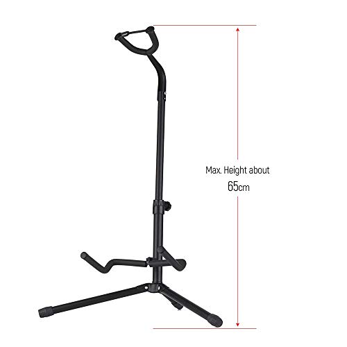 Haga Holder for Guitar Guitar Floor Stand Metal guitarra Stand Musical Instrument Tripod Holder for Acoustic Electric Guitar Bass - Thumbnail 7