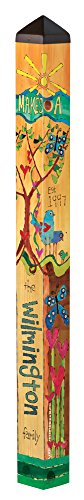 Custom Garden Art Pole - Family 4' x 4" x 4" by Studio M
