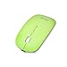 UHURU Wireless Mouse 2.4G Silent Rechargeable and Portable Mouse with 3 DPI for Notebook, Pc, MAC, Laptop, Computer - New & Improved Version (Green)