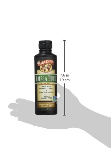 Barlean's Lignan Omega Twin Oil, 12-oz