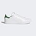 adidas Originals Men's Stan Smith Leather Sneaker, Footwear White/Core White/Green, 11.5