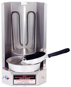 Autodoner 3PEM-220V Optimal Mini Vertical Broiler for Gyros, 220V, Stainless Steel