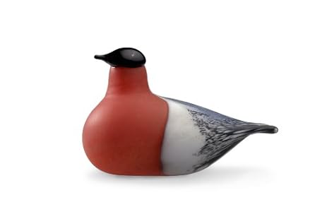 Iittala Birds of Toikka Mouthblown Glass Bird, Bullfinch Iittala Birds of Toikka Mouthblown Glass Bird Bullfinch