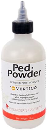 Ped Powder Organic Foot Powder by Vertico Footwear Company (Founder's Favorite (Camphor Mint))