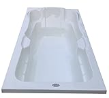 MADONNA Elegant Acrylic Bath Tub - White