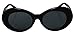 Clout Goggles Oval Mod Retro Thick Frame Rapper Hypebeast Eyewear Supreme Glasses Cool Sunglasses