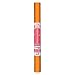 Con-Tact Brand Creative Covering, Self-Adhesive Shelf Liner, Multi-Purpose Vinyl Roll, Easy to Use and Apply, 18'' x 20', Orange