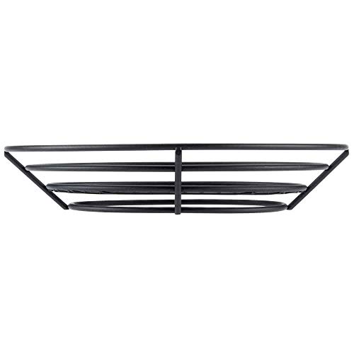 image for GET G.E.T. Enterprises Black Oval Metal Wire Basket Iron Powder Coated